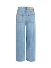Tommy Hilfiger Blue High Rise Cropped Wide Leg Jeans - Image 6 of 6