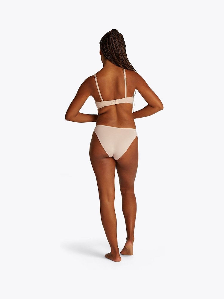 Tommy Hilfiger Cream Triangle Bra - Image 3 of 5