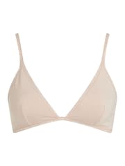 Tommy Hilfiger Cream Triangle Bra - Image 5 of 5
