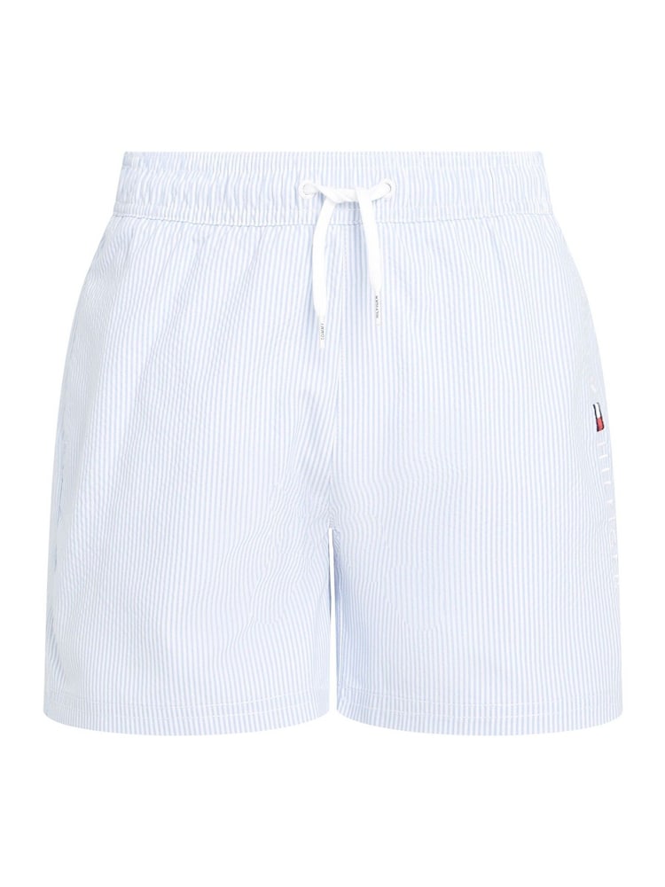 Tommy Hilfiger Blue Denim Medium Drawstring Swim Shorts - Image 1 of 2