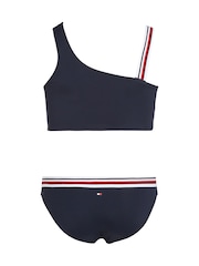 Tommy Hilfiger Blue One Shoulder Bikini Set - Image 2 of 2