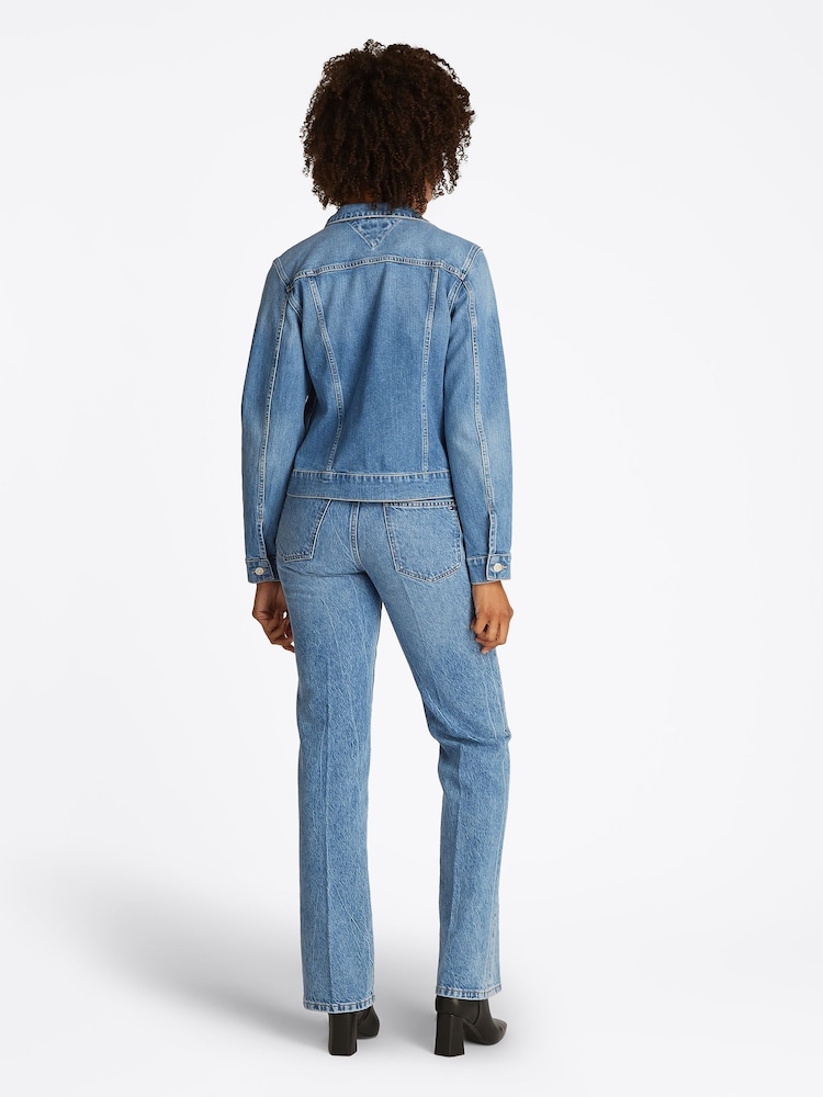 Tommy Hilfiger Blue Slim Denim Jacket - Image 4 of 8