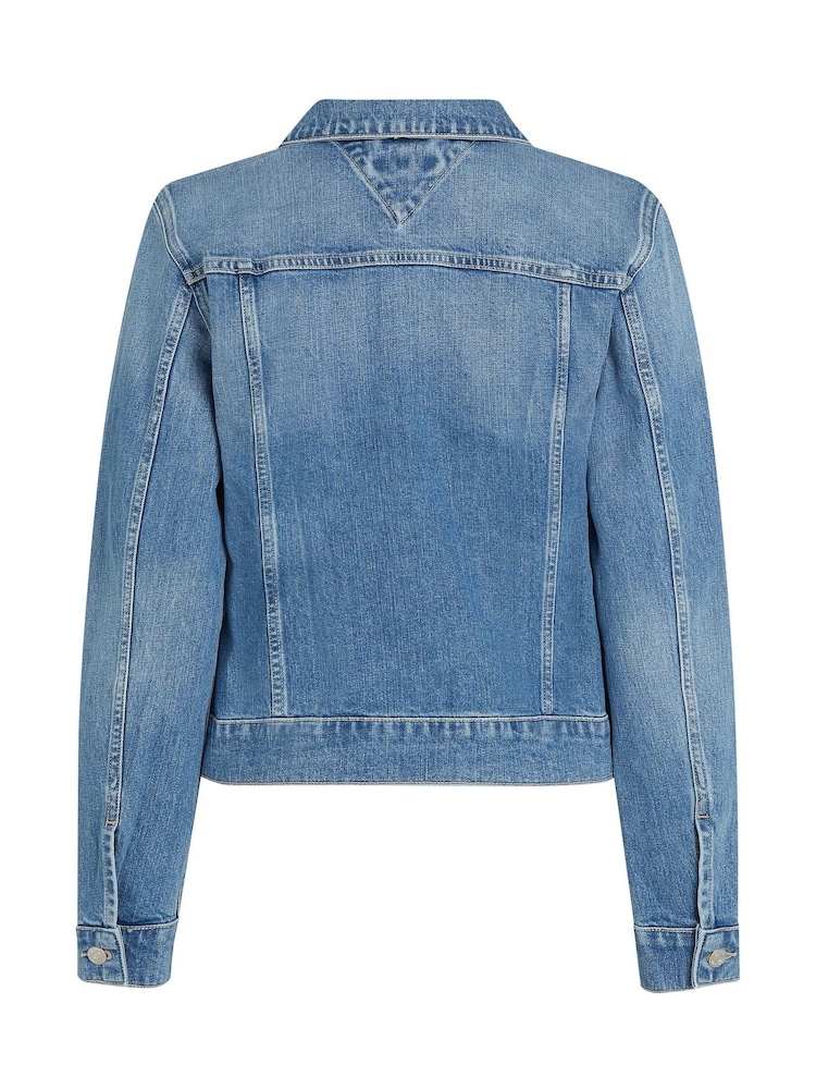 Tommy Hilfiger Blue Slim Denim Jacket - Image 7 of 8
