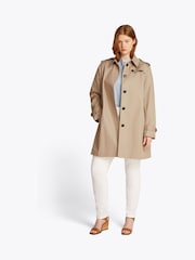 Tommy Hilfiger Brown Cirve Heritage Single Breasted Trench Coat - Image 2 of 6