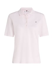 Tommy Hilfiger Pink 1985 Regular Fit Pique Polo Shirt - Image 5 of 6