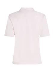 Tommy Hilfiger Pink 1985 Regular Fit Pique Polo Shirt - Image 6 of 6