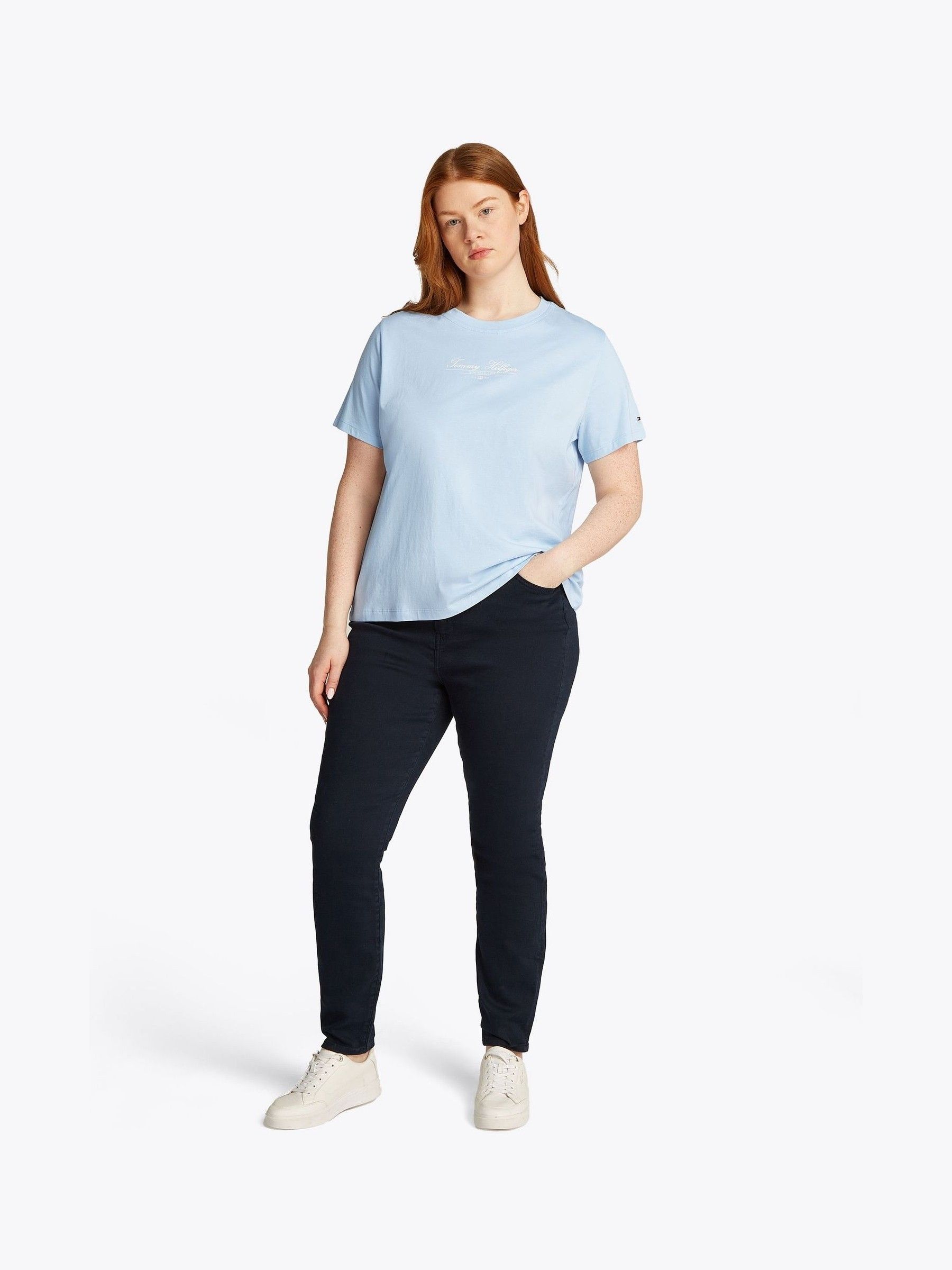 Tシャツ・カットソー Fay SS23 Navy blue cotton blend shirt (MDM0446276TRR5 U809) Tee | Blue | navy | Relaxed fit | 30-400104 | LINDBERGH