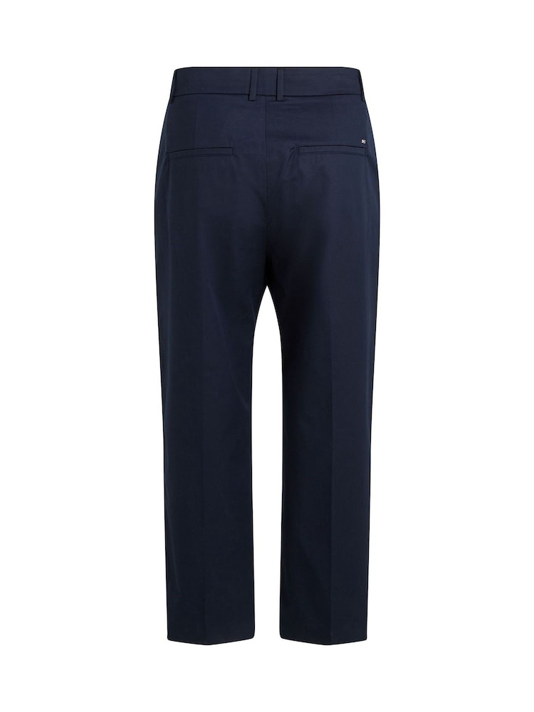 Tommy Hilfiger Blue Slim Curve Cotton Stretch Chino Trousers - Image 2 of 2