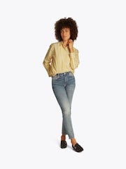 Tommy Hilfiger Yellow Easy Fit Essential 100% Cotton Poplin Shirt - Image 2 of 6