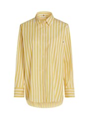 Tommy Hilfiger Yellow Easy Fit Essential 100% Cotton Poplin Shirt - Image 5 of 6