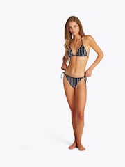 Tommy Hilfiger Blue Print Triangle Bikini Top With Removable Pads - Image 2 of 5