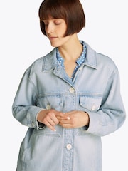 Tommy Hilfiger Oversized Denim Utility Jacket - Image 3 of 6