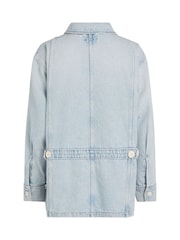 Tommy Hilfiger Oversized Denim Utility Jacket - Image 6 of 6