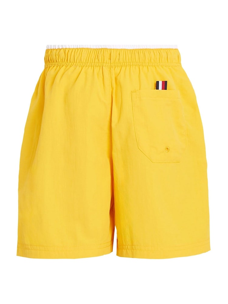 Tommy Hilfiger Yellow Medium Drawstring Swim Shorts - Image 2 of 2