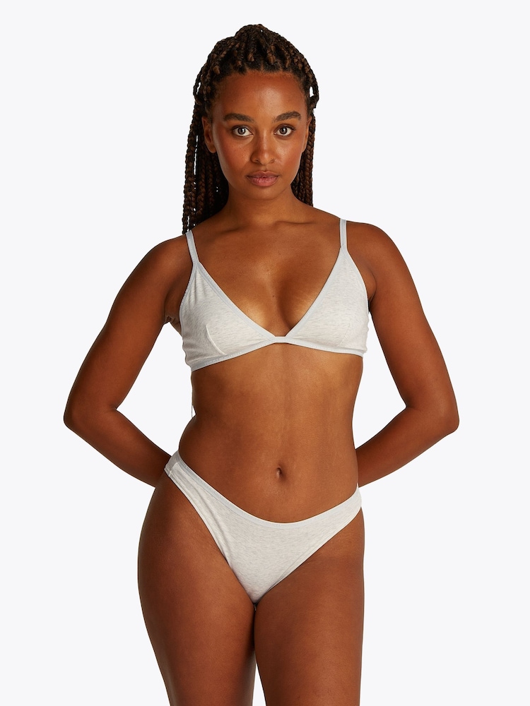 Tommy Hilfiger Grey Cheeky Bikini Briefs - Image 1 of 5