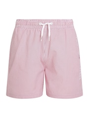Tommy Hilfiger Light Red Medium Drawstring Swim Shorts - Image 1 of 2