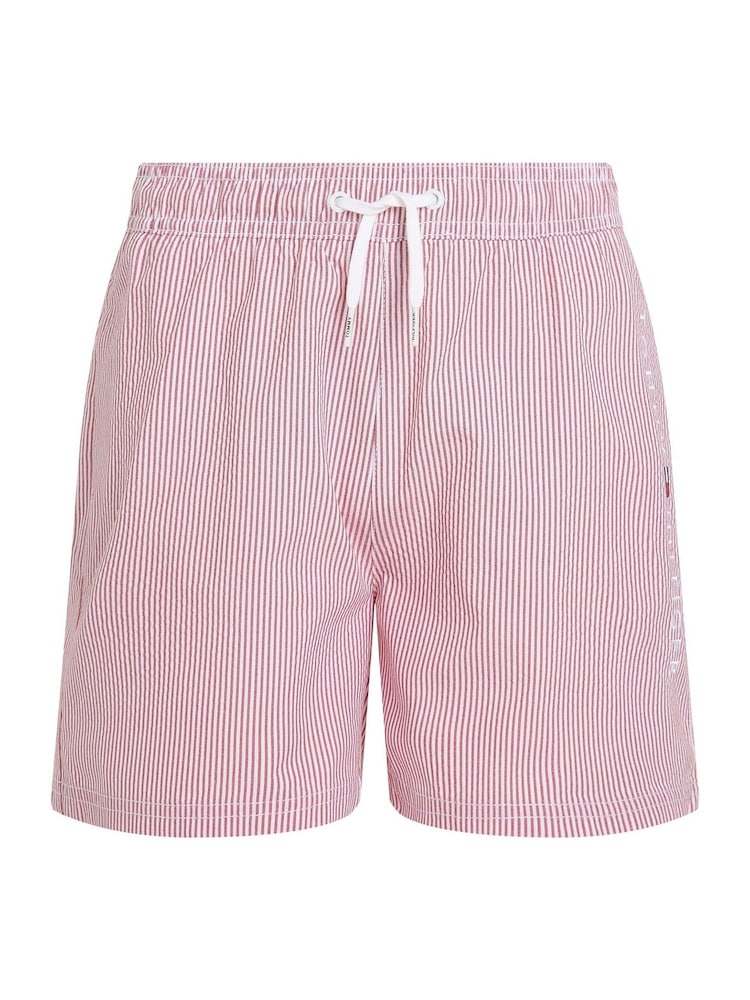 Tommy Hilfiger Light Red Medium Drawstring Swim Shorts - Image 1 of 2