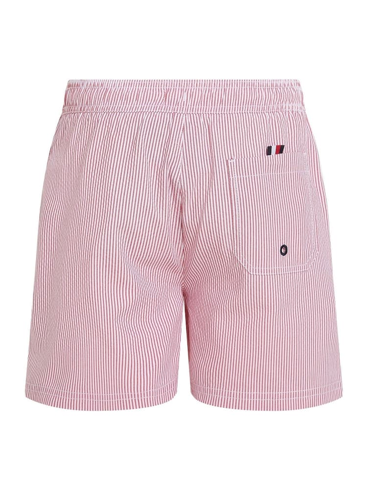 Tommy Hilfiger Light Red Medium Drawstring Swim Shorts - Image 2 of 2