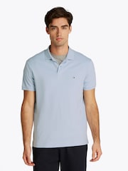 Tommy Hilfiger Blue Regular Fit 100% Cotton Polo Shirt - Image 1 of 6