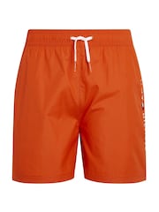 Tommy Hilfiger Orange Medium Drawstring Swim Shorts - Image 1 of 2