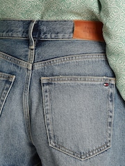 Tommy Hilfiger Blue Denim Mini Flare Shorts - Image 4 of 7