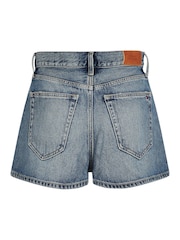 Tommy Hilfiger Blue Denim Mini Flare Shorts - Image 6 of 7