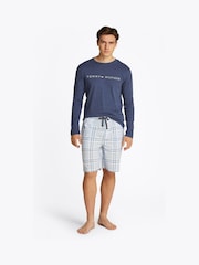 Tommy Hilfiger Blue Long Sleeve Pyjama T-Shirt - Image 2 of 5