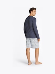 Tommy Hilfiger Blue Long Sleeve Pyjama T-Shirt - Image 3 of 5