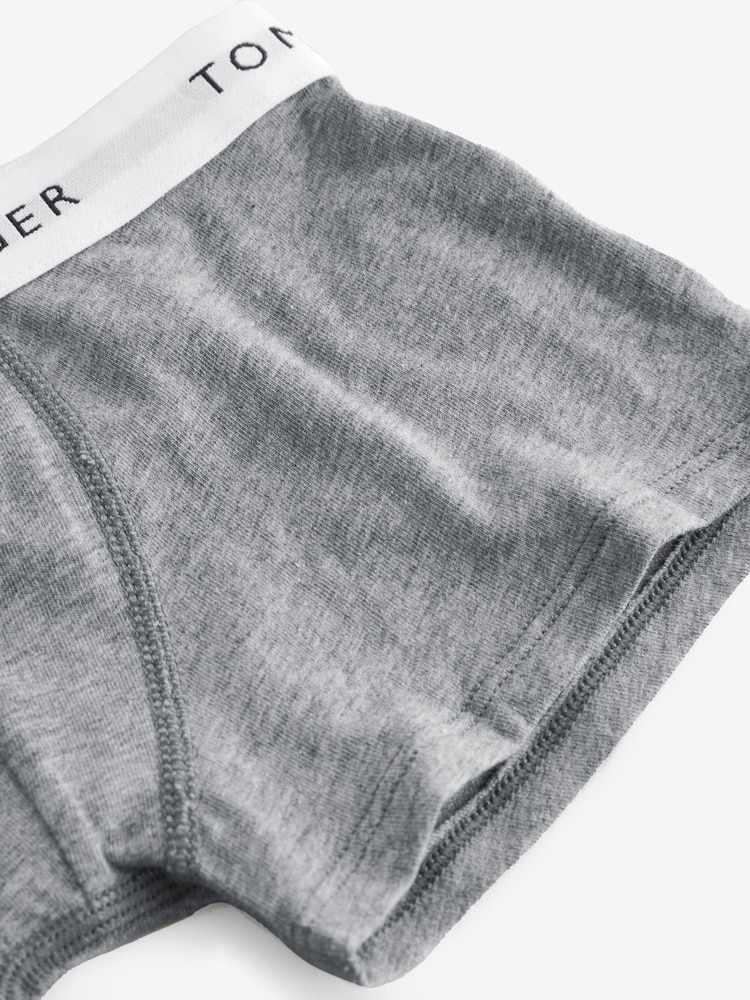 Tommy Hilfiger Chalk White Tommy Hilfiger Signature Essential Boxer Briefs 3 Pack - Image 6 of 6