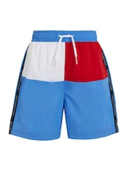 Tommy Hilfiger Aqua Blue Medium Drawstring Swim Shorts - Image 1 of 1