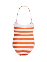 Tommy Hilfiger Orange Halter Neck Swimsuit 1 Piece - Image 2 of 2