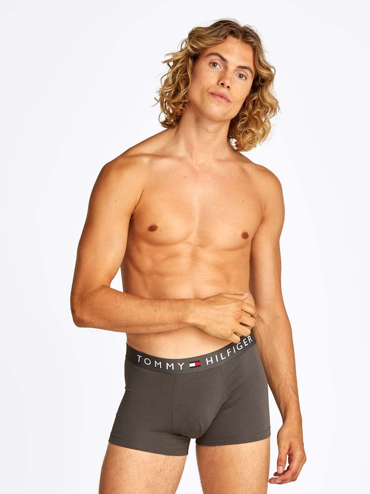 Tommy Hilfiger Blue Trunks 3 Pack - Image 3 of 5