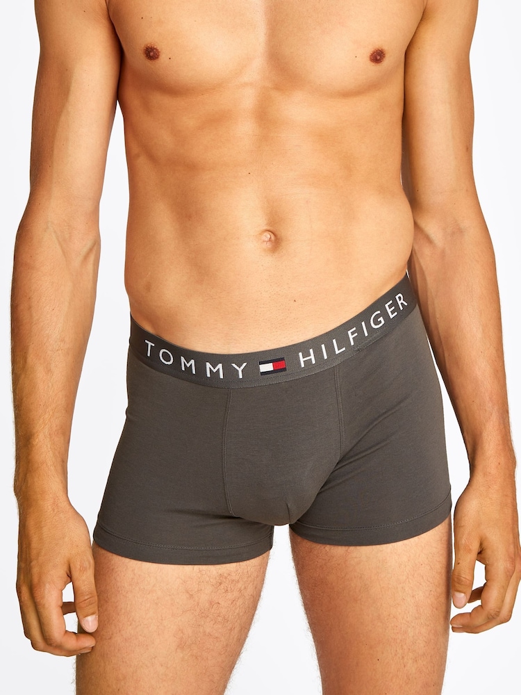 Tommy Hilfiger Blue Trunks 3 Pack - Image 5 of 5 Tommy Hilfiger Blue Trunks 3 Pack - Image 5 of 5