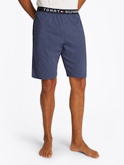 Tommy Hilfiger Blue Jersey Pyjama Shorts - Image 2 of 5