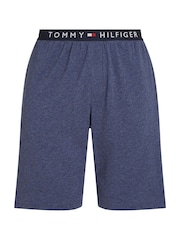 Tommy Hilfiger Blue Jersey Pyjama Shorts - Image 5 of 5