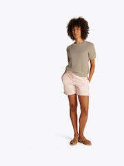 Tommy Hilfiger Natural Pointelle Crochet Crew Neck Short Sleeve Jumper - Image 2 of 6
