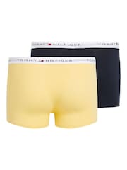 Tommy Hilfiger Blue Signature Essential Trunks 3 Pack - Image 2 of 2