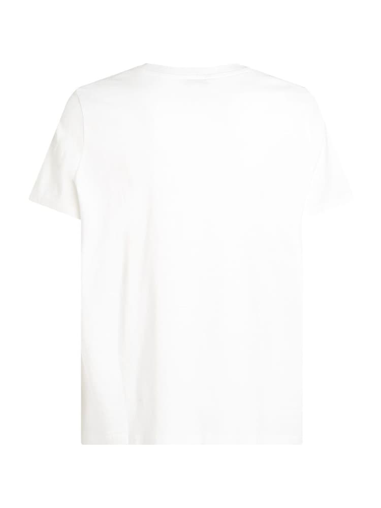 Белый - Tommy Hilfiger футболка из 100% хлопка классического кроя Curve - Изображение 6 из 6