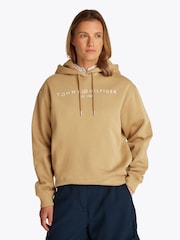Tommy Hilfiger Natural Regular Fit Modern Hoodie With Embroidered Logo - Image 1 of 6