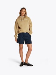 Tommy Hilfiger Natural Regular Fit Modern Hoodie With Embroidered Logo - Image 2 of 6