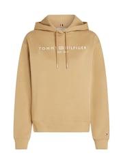 Tommy Hilfiger Natural Regular Fit Modern Hoodie With Embroidered Logo - Image 5 of 6