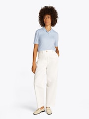 Tommy Hilfiger Blue 1985 Regular Fit Pique Polo Shirt - Image 2 of 6