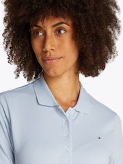 Tommy Hilfiger Blue 1985 Regular Fit Pique Polo Shirt - Image 4 of 6