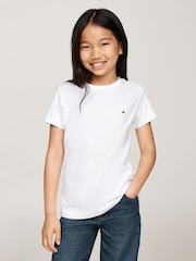 Tommy Hilfiger White Short Sleeve Pyjama T-Shirts 2 Pack - Image 4 of 5