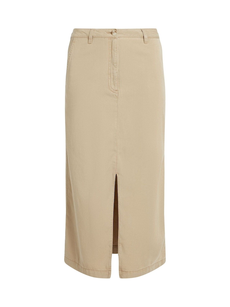 Tommy Hilfiger Brown Blend Midi Skirt - Image 5 of 6