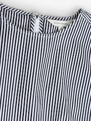 Banana Republic Blue Puff Sleeve Poplin Top - Image 5 of 6