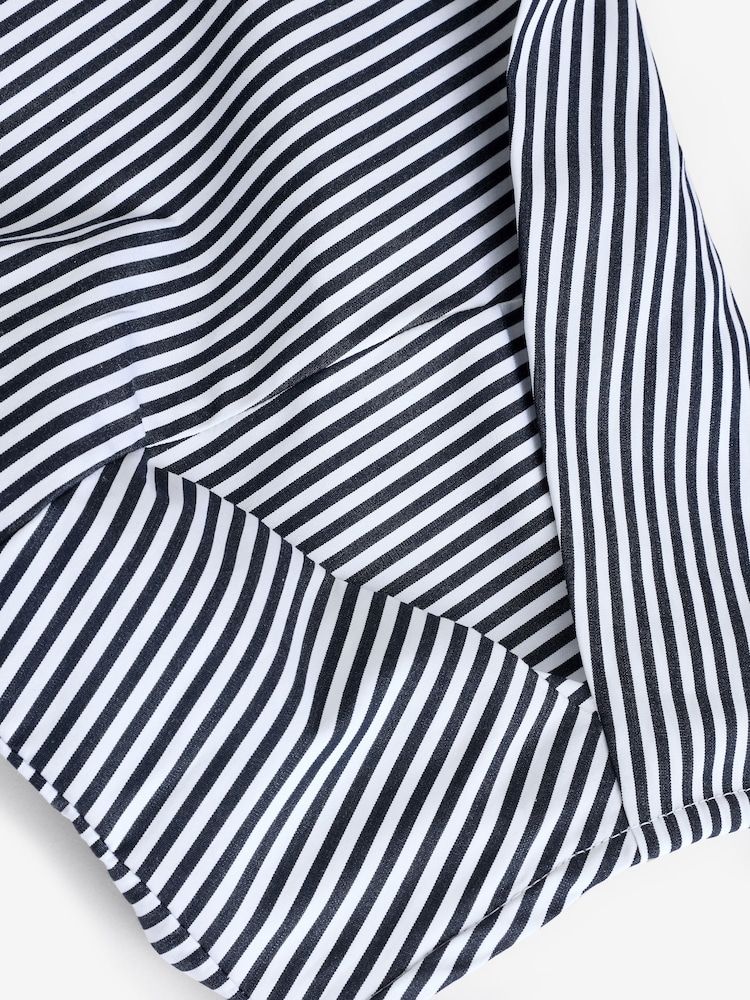 Banana Republic Blue Puff Sleeve Poplin Top - Image 6 of 6