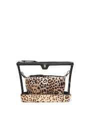 Victoria's Secret Leopard Brown AM/PM Makeup Bag Duo - Image 2 of 3