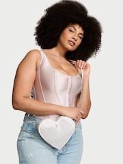 Victoria's Secret White Heart Crossbody Bag - Image 1 of 4