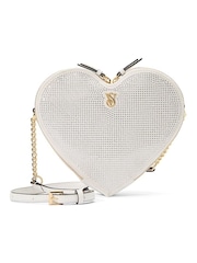 Victoria's Secret White Heart Crossbody Bag - Image 2 of 4